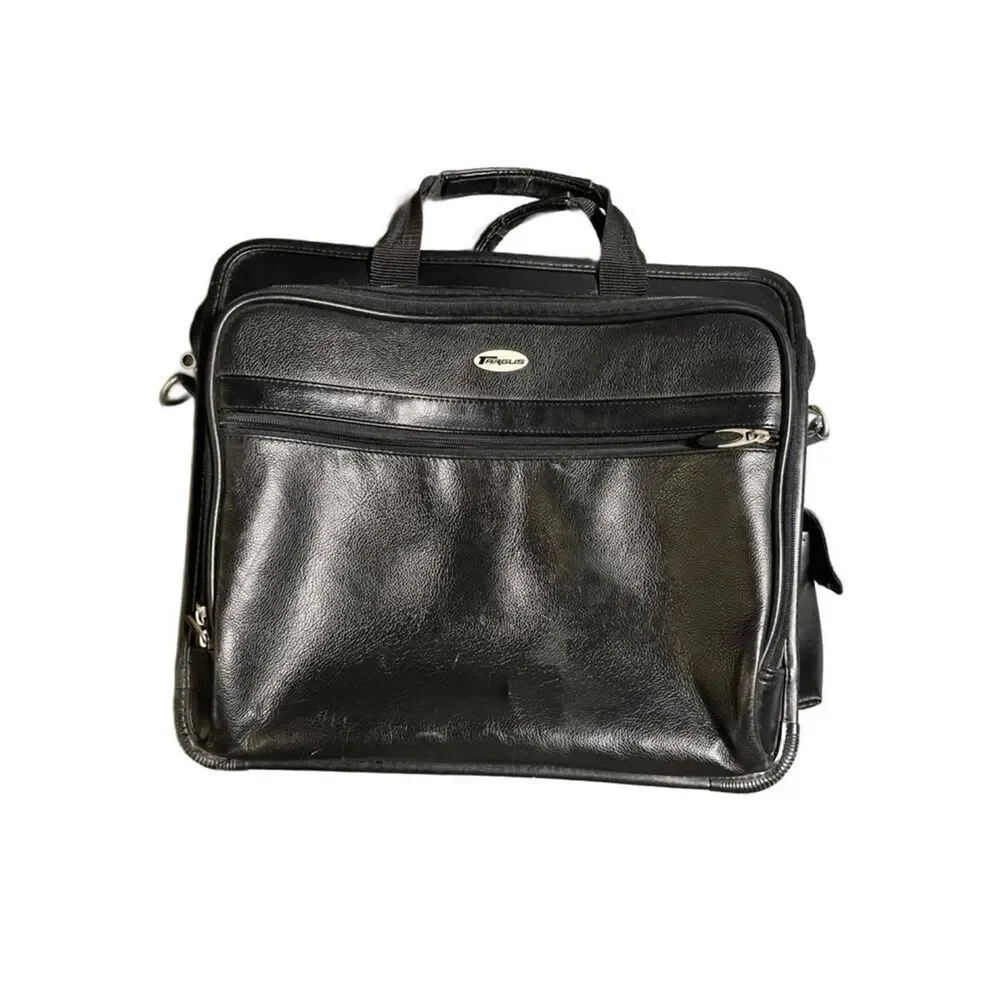 Targus Black Professional Laptop Briefcase with Front Pocket